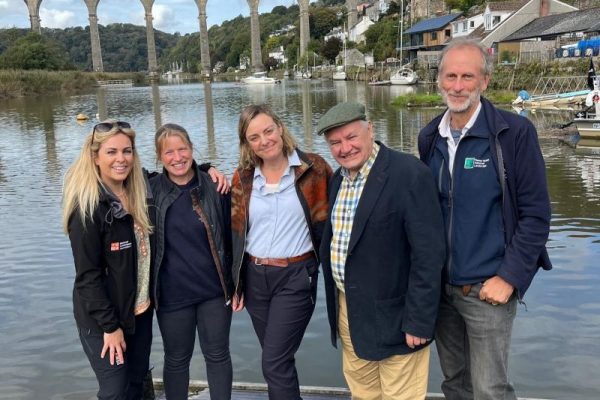 Standing on the pontoon at Calstock. Credit TVNL (002)